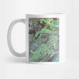 Abstract in Green VI Mug